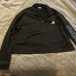 Adidas Black Zip Pullover